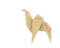 Origami camel recycle paper Royalty Free Stock Photo