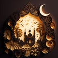Dark Ramadan Papercut