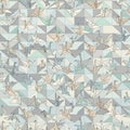 Origami crane pattern featuring abstract geometric Royalty Free Stock Photo