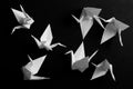 Origami cranes Royalty Free Stock Photo