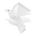 Origami dove