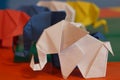 Origami elephant