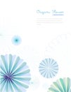 Origami Flower Background