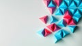 Origami is a folding art originating from Japan.