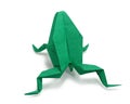 Origami frog