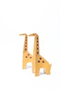 Origami Giraffes Pair of Yellow