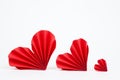 Origami hearts