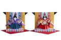 Origami Hinamatsuri dolls for Girl`s Day in Japan