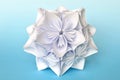 Origami kusudama flower ball