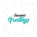 Origami lettering of Season s Greetings