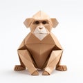 Origami Monkey: A Stunning Creation In The Style Of Martin Rak And Sam Bosma