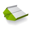 Origami paper airplane Royalty Free Stock Photo