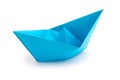 Origami paper boat Royalty Free Stock Photo