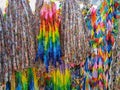 Origami paper cranes, Hiroshima, Japan Royalty Free Stock Photo