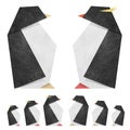 Origami Penquin Recycle Papercraft