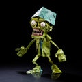 Origami Plants Vs Zombies Paper Doll Zombie - Peter Lippmann Style