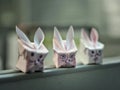 Origami rabbits