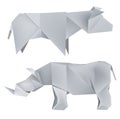 Origami_rhino_cow