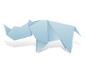 Origami rhinoceros