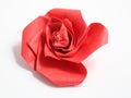 Origami rose Royalty Free Stock Photo