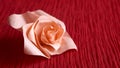 Origami rose Royalty Free Stock Photo