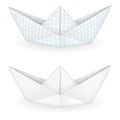 Origami ships Royalty Free Stock Photo