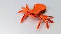 origami spider with a watchful eye