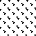 Origami squirrel pattern vector seamless