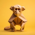 Origami Standing Monkey