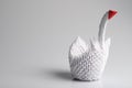 Origami swan Royalty Free Stock Photo