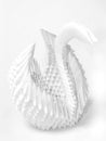 Origami swan Royalty Free Stock Photo