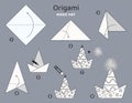 Origami tutorial for kids. Origami cute magic hat.