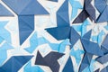 Origami wall Royalty Free Stock Photo