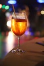 Origial typical italian beverage, aperol aperitif made with prosecco sparkling white wine Royalty Free Stock Photo