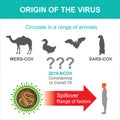 Origin of Coronavirus or Covid-19.