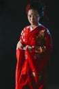 Asian women in kimonos are very beautiful