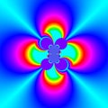 An original abstract image created using computer graphics and mathematics Royalty Free Stock Photo