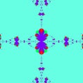 An original abstract image created using computer graphics and mathematics Royalty Free Stock Photo