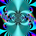 An original abstract image created using computer graphics and mathematics Royalty Free Stock Photo