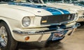 An original AC Cobra and ford mustang gt in the Carroll Shelby Heritage Center