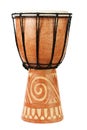 Original african djembe drum Royalty Free Stock Photo