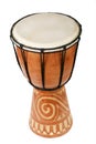 Original african djembe drum Royalty Free Stock Photo