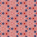 Original American flag. USA background. Artistic effect, funny US flag. Kaleidoscopic background