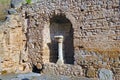 Ancient Greek Stone Wall, Delphi, Greece