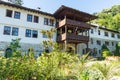 The original architecture of the Troyan Monastery in Bulgaria