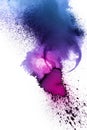 Original background multicolored watercolor splash and drips Royalty Free Stock Photo