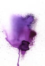 Original background multicolored watercolor splash and drips Royalty Free Stock Photo