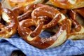 Original Bavarian Pretzels Royalty Free Stock Photo