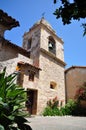 Original bell tower at Mission San Carlos Borromeo
