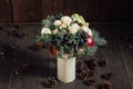 Original bouquet of vegetables and fruits Royalty Free Stock Photo